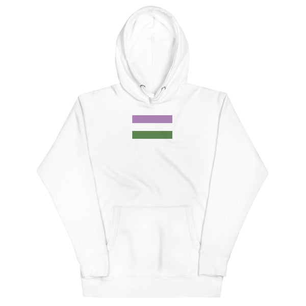 Genderqueer Flag Unisex Hoodie