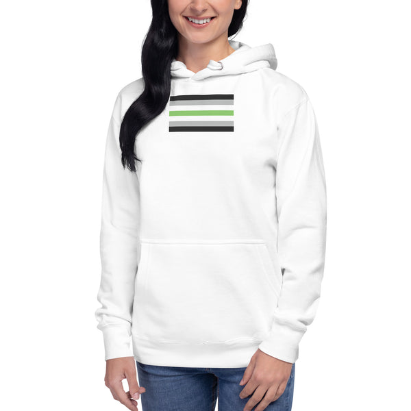 Agender Flag Unisex Hoodie