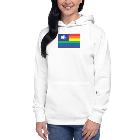 Taiwan LGBT Pride Flag Unisex Hoodie