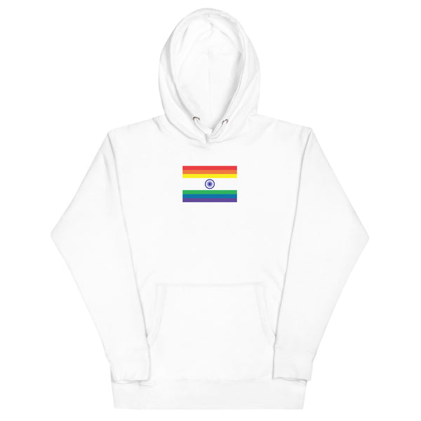 India LGBT Pride Flag Unisex Hoodie