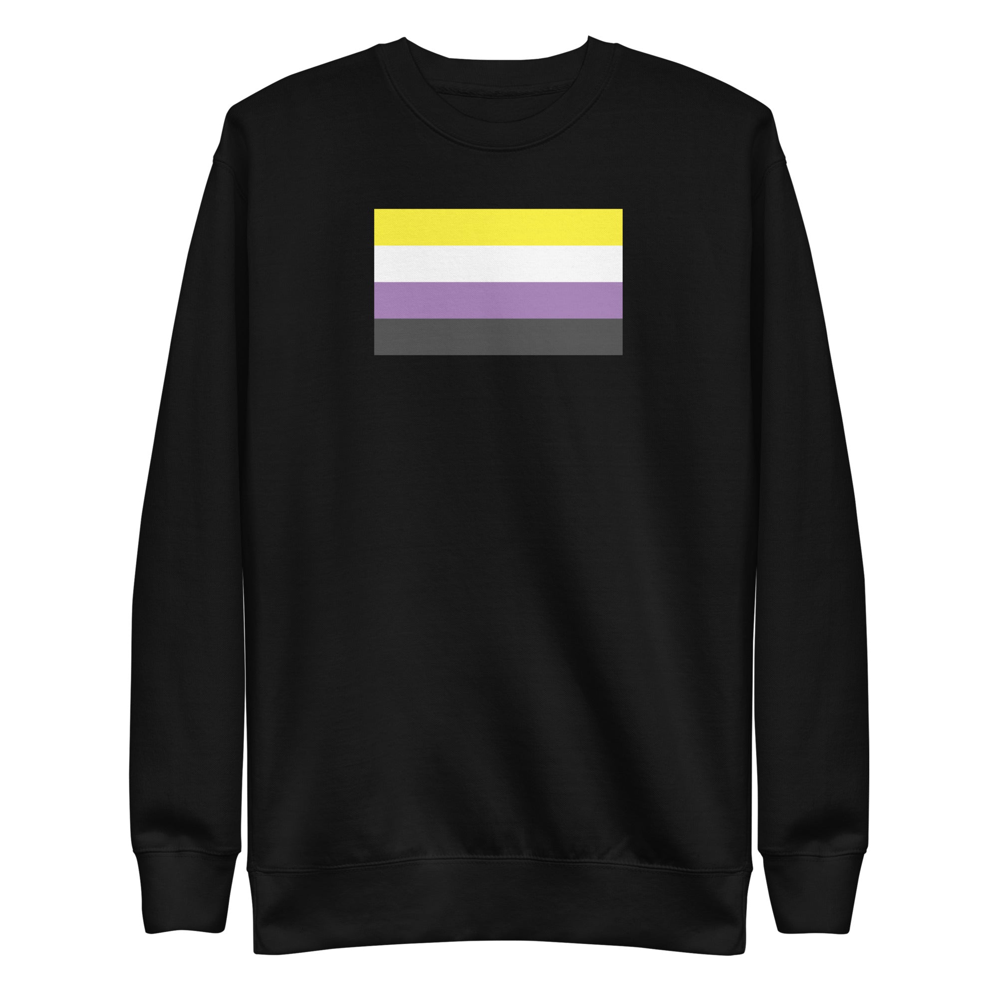 Non Binary Flag Unisex Premium Sweatshirt