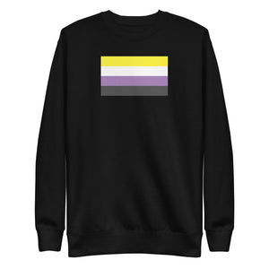 Non Binary Flag Unisex Premium Sweatshirt