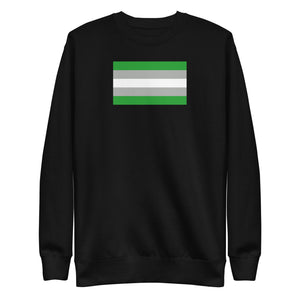 Gray Romantic Flag Unisex Premium Sweatshirt