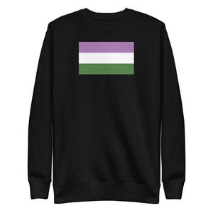 Genderqueer Flag Unisex Premium Sweatshirt