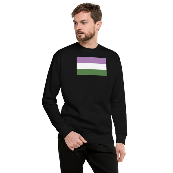 Genderqueer Flag Unisex Premium Sweatshirt