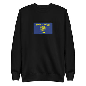 Oregon Flag Unisex Premium Sweatshirt