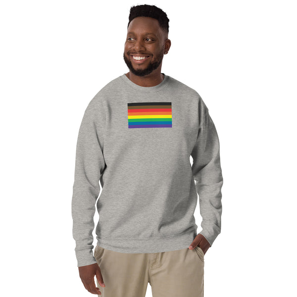 More Color, More Pride Flag Unisex Premium Sweatshirt