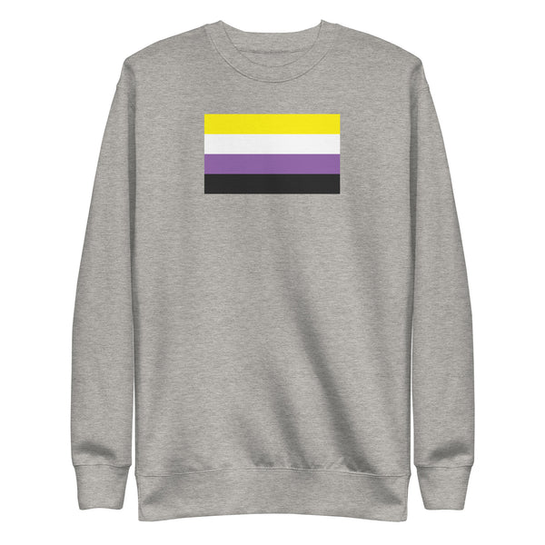 Non Binary Flag Unisex Premium Sweatshirt