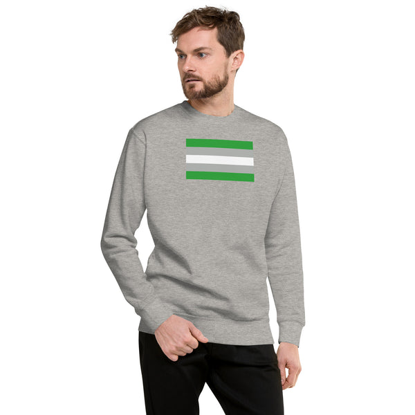 Gray Romantic Flag Unisex Premium Sweatshirt