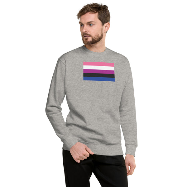 Genderfluid Flag Unisex Premium Sweatshirt