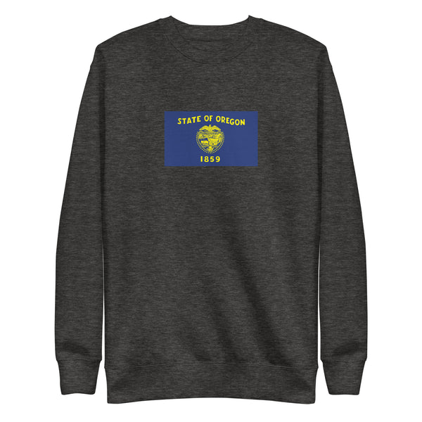 Oregon Flag Unisex Premium Sweatshirt
