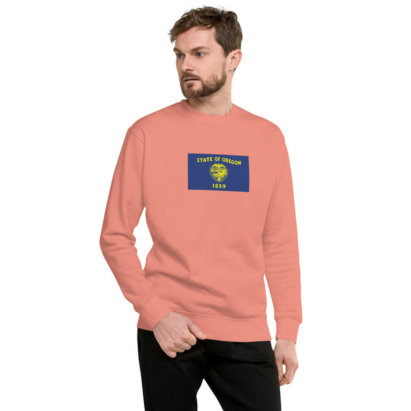 Oregon Flag Unisex Premium Sweatshirt