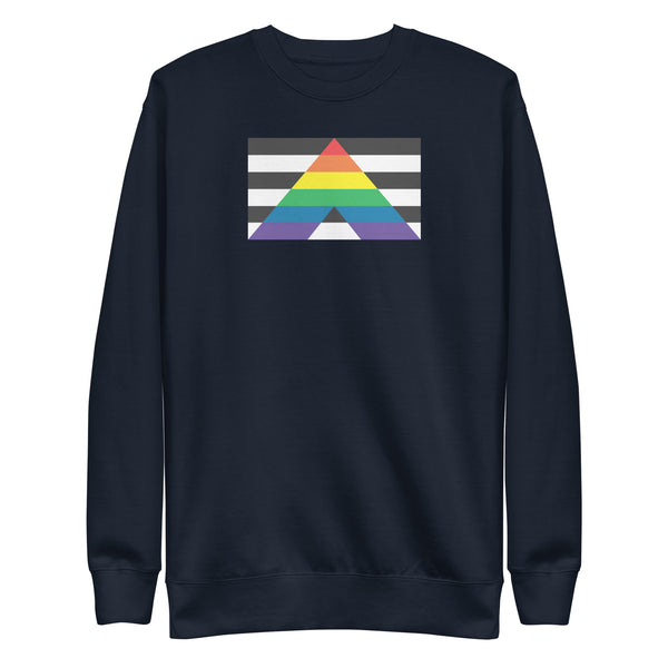 Straight Ally Flag, Ultra Soft Classic Sweatshirt