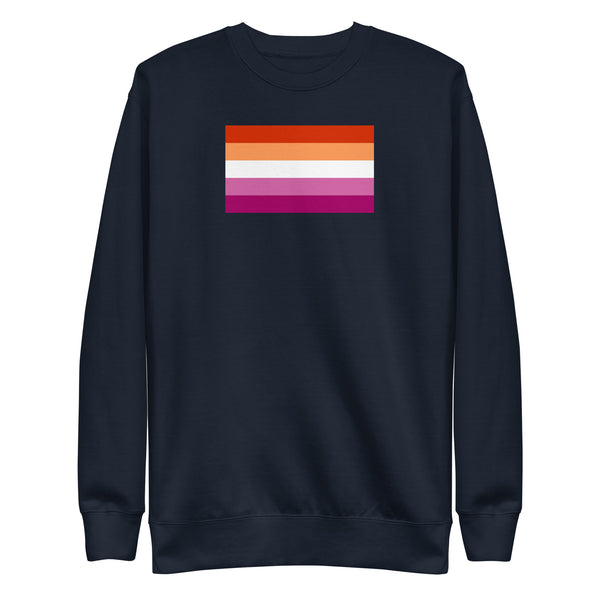 Sunset Lesbian Pride Flag Sweatshirt