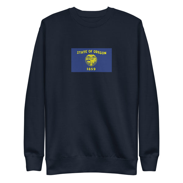 Oregon Flag Unisex Premium Sweatshirt