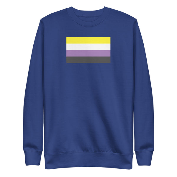 Non Binary Flag Unisex Premium Sweatshirt