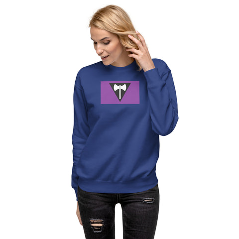 Lesbian Labrys Flag Unisex Premium Sweatshirt