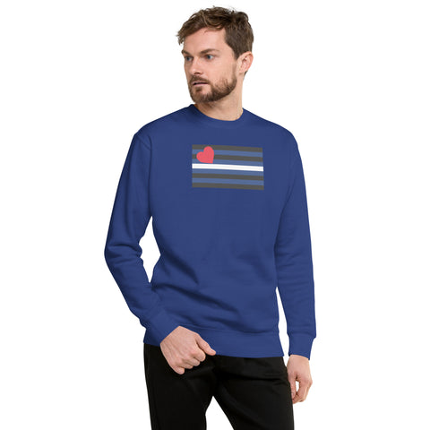 Leather Pride Flag Classic Sweatshirt