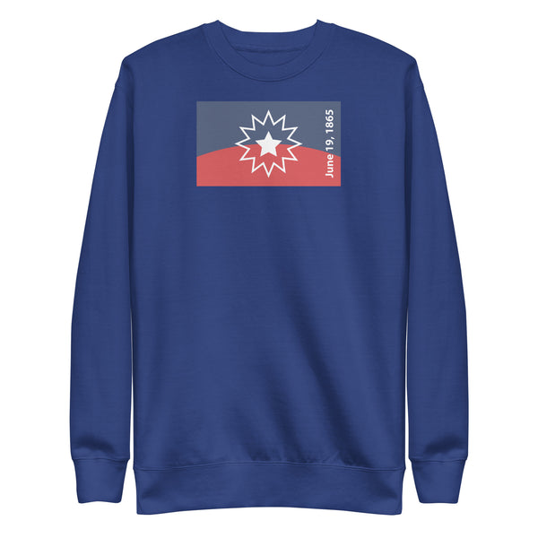 Juneteenth Flag Unisex Premium Sweatshirt
