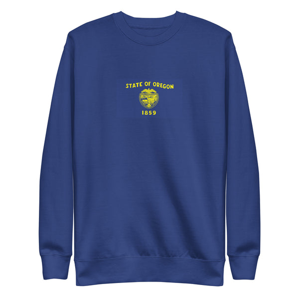 Oregon Flag Unisex Premium Sweatshirt
