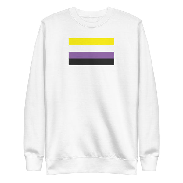 Non Binary Flag Unisex Premium Sweatshirt