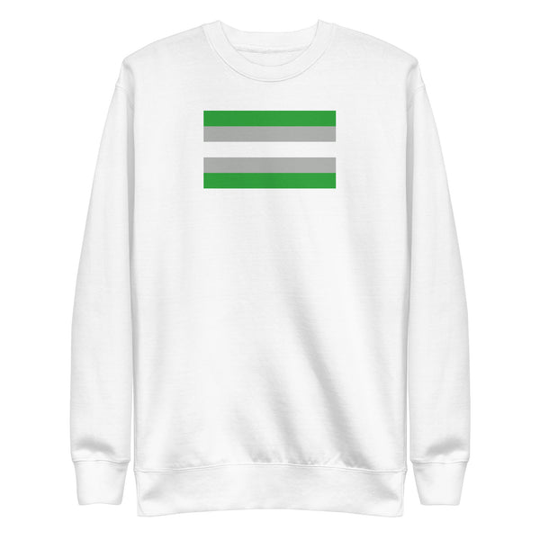 Gray Romantic Flag Unisex Premium Sweatshirt