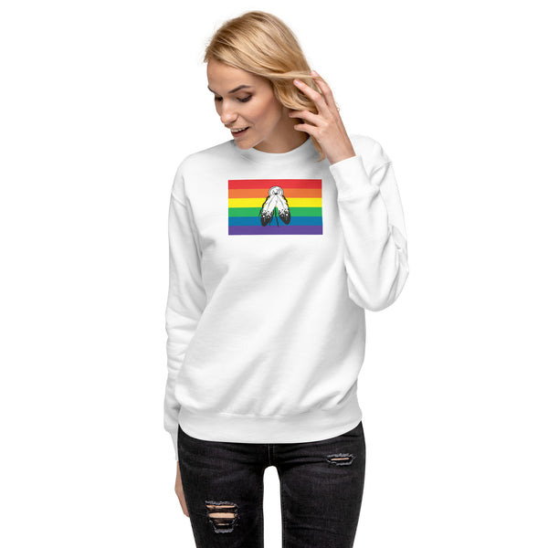 Two Spirit Flag Unisex Premium Sweatshirt