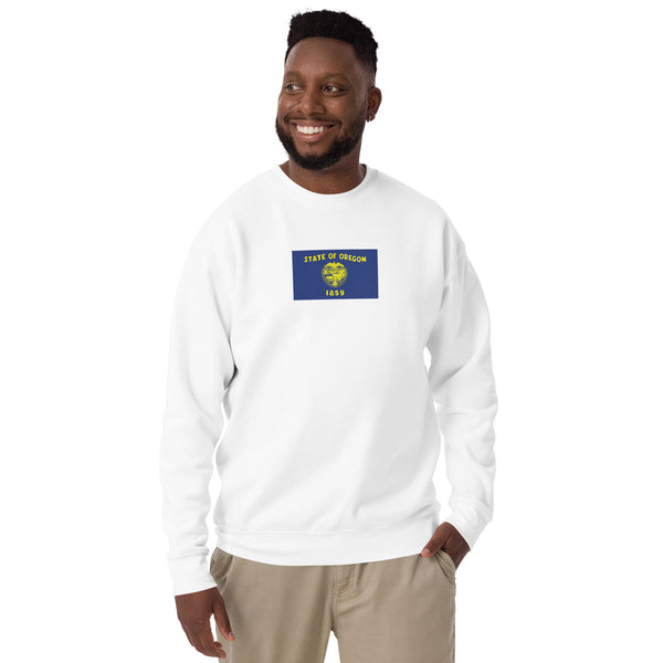 Oregon Flag Unisex Premium Sweatshirt