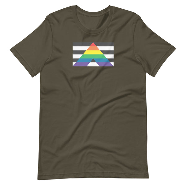 Straight Ally Flag Unisex t-shirt