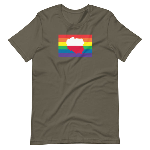 Poland LGBT Pride Flag Unisex t-shirt