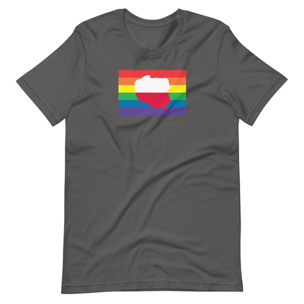 Poland LGBT Pride Flag Unisex t-shirt