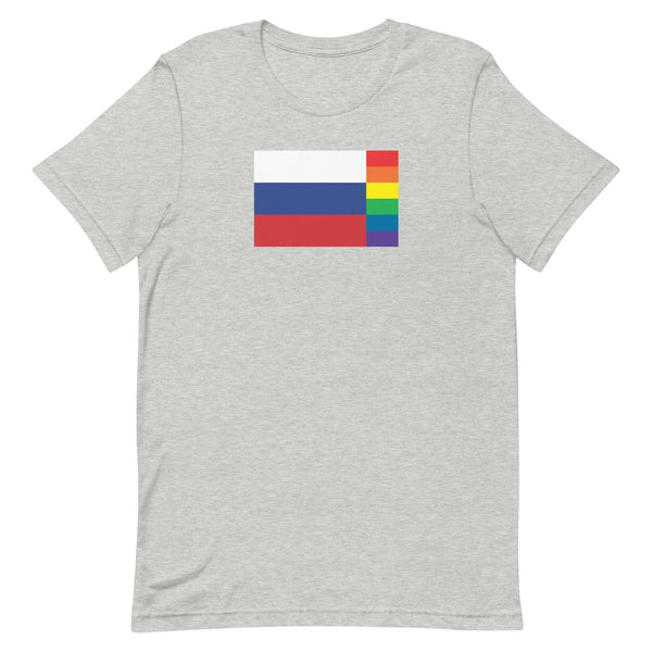 Russia LGBT Pride Flag Unisex t-shirt