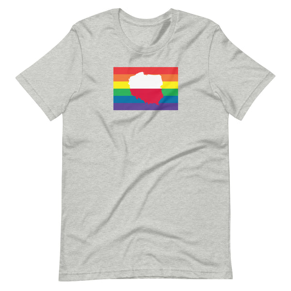 Poland LGBT Pride Flag Unisex t-shirt