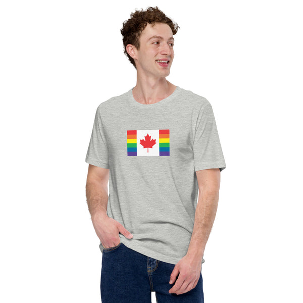 Canada LGBT Pride Flag Unisex T-Shirt