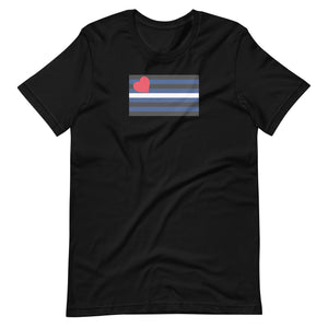 Leather Pride Flag Unisex T-Shirt | Sizes Up To 5XL