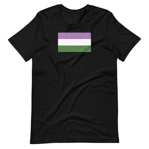 Genderqueer Flag Unisex t-shirt
