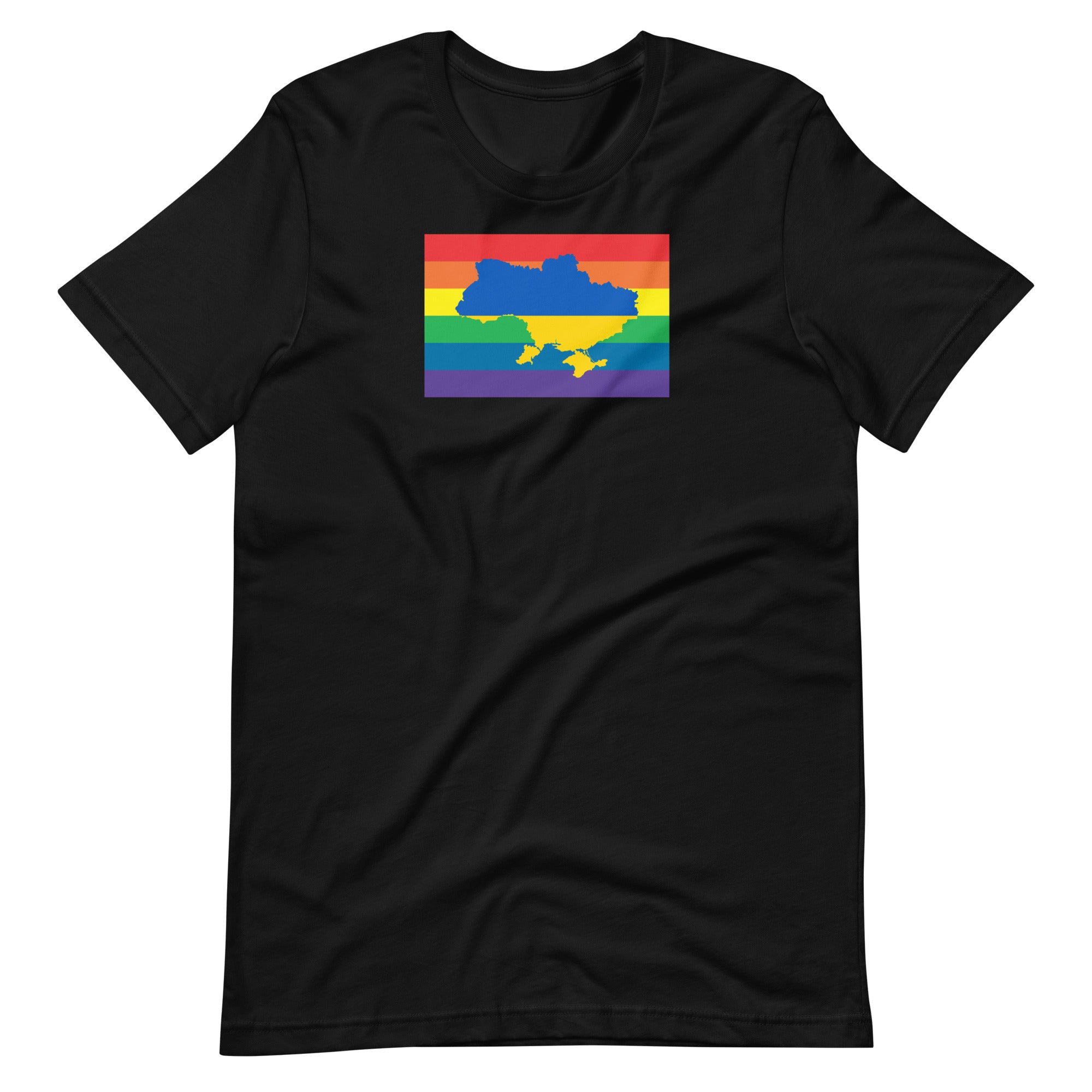 Ukraine LGBT Pride Flag Unisex t-shirt