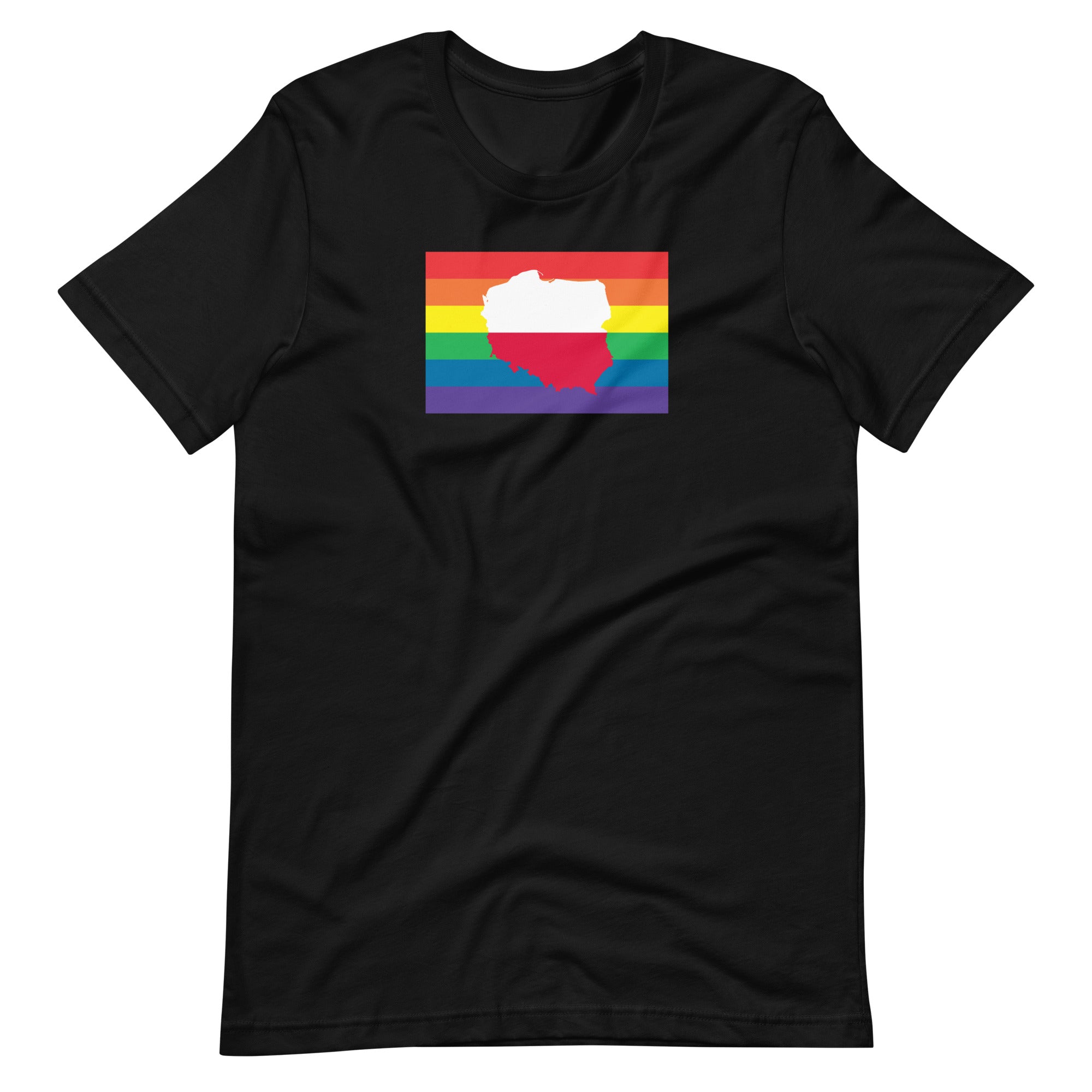 Poland LGBT Pride Flag Unisex t-shirt