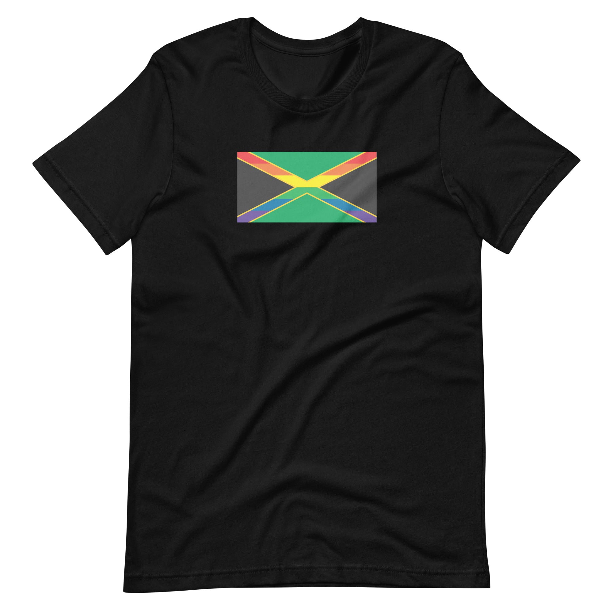 Jamaica LGBT Pride Flag Unisex t-shirt