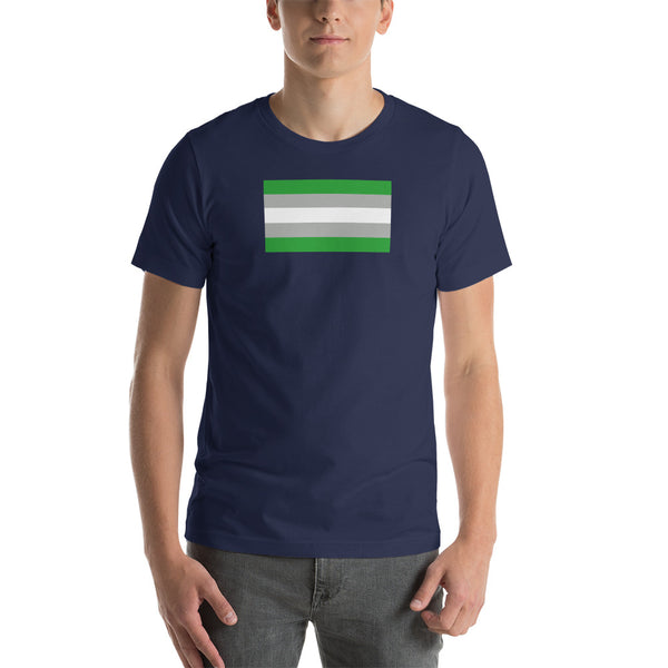 Gray romantic Flag Unisex t-shirt