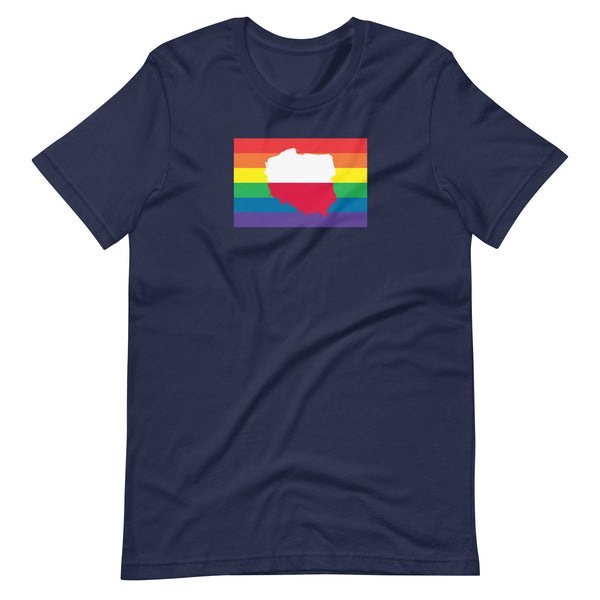 Poland LGBT Pride Flag Unisex t-shirt