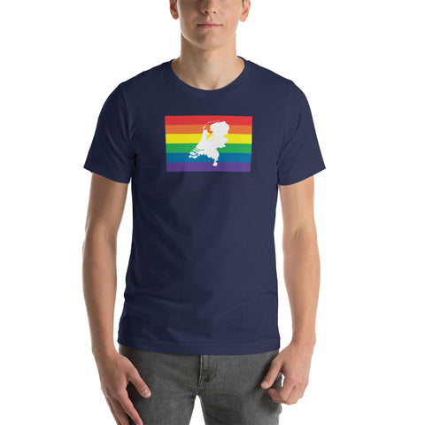 Netherlands LGBT Pride Flag Unisex t-shirt