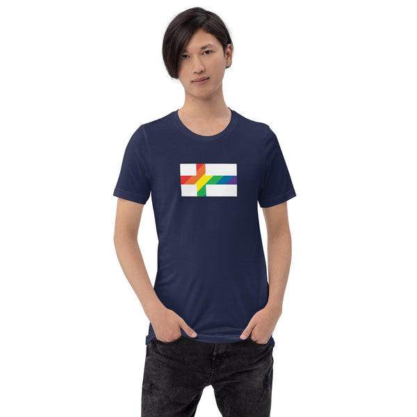 Finland LGBT Pride Flag Unisex t-shirt