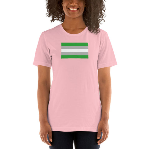 Gray romantic Flag Unisex t-shirt