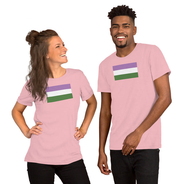 Genderqueer Flag Unisex t-shirt