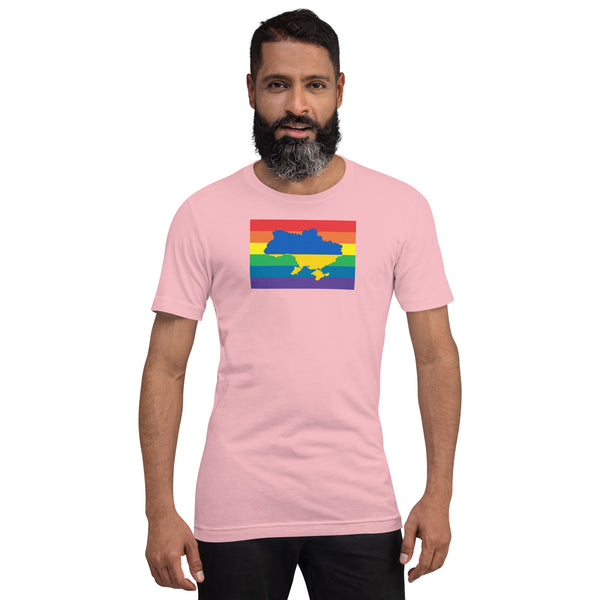 Ukraine LGBT Pride Flag Unisex t-shirt