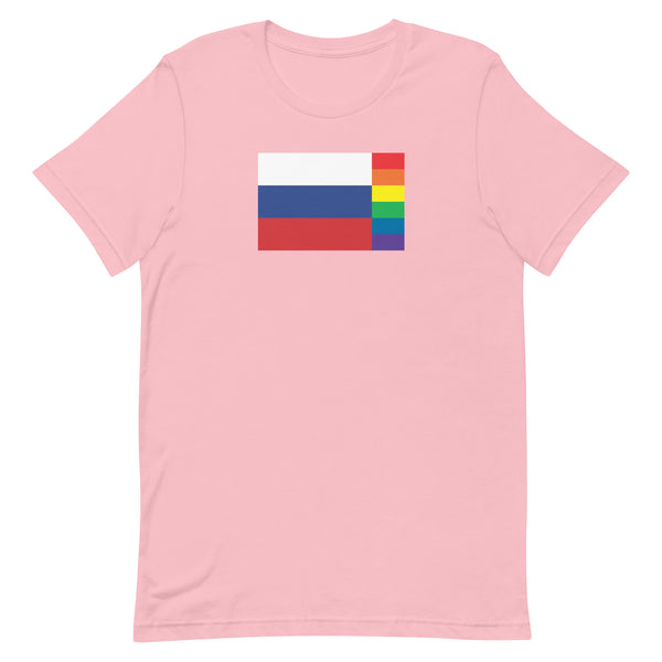 Russia LGBT Pride Flag Unisex t-shirt