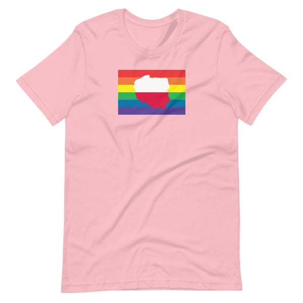 Poland LGBT Pride Flag Unisex t-shirt