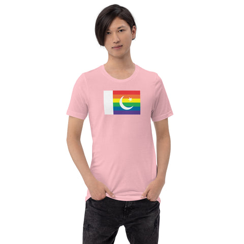 Pakistan LGBT Pride Flag Unisex t-shirt