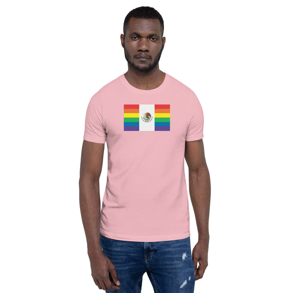 Mexico LGBT Pride Flag Unisex t-shirt